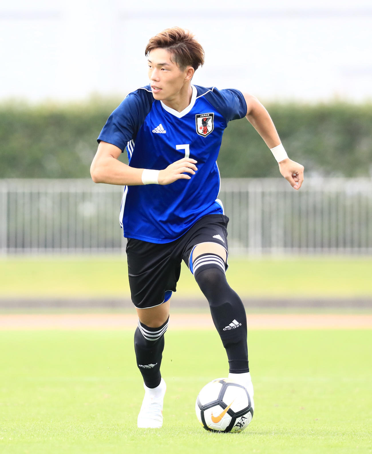 U－19日本代表時代の荻原拓也（2018年10月11日撮影）