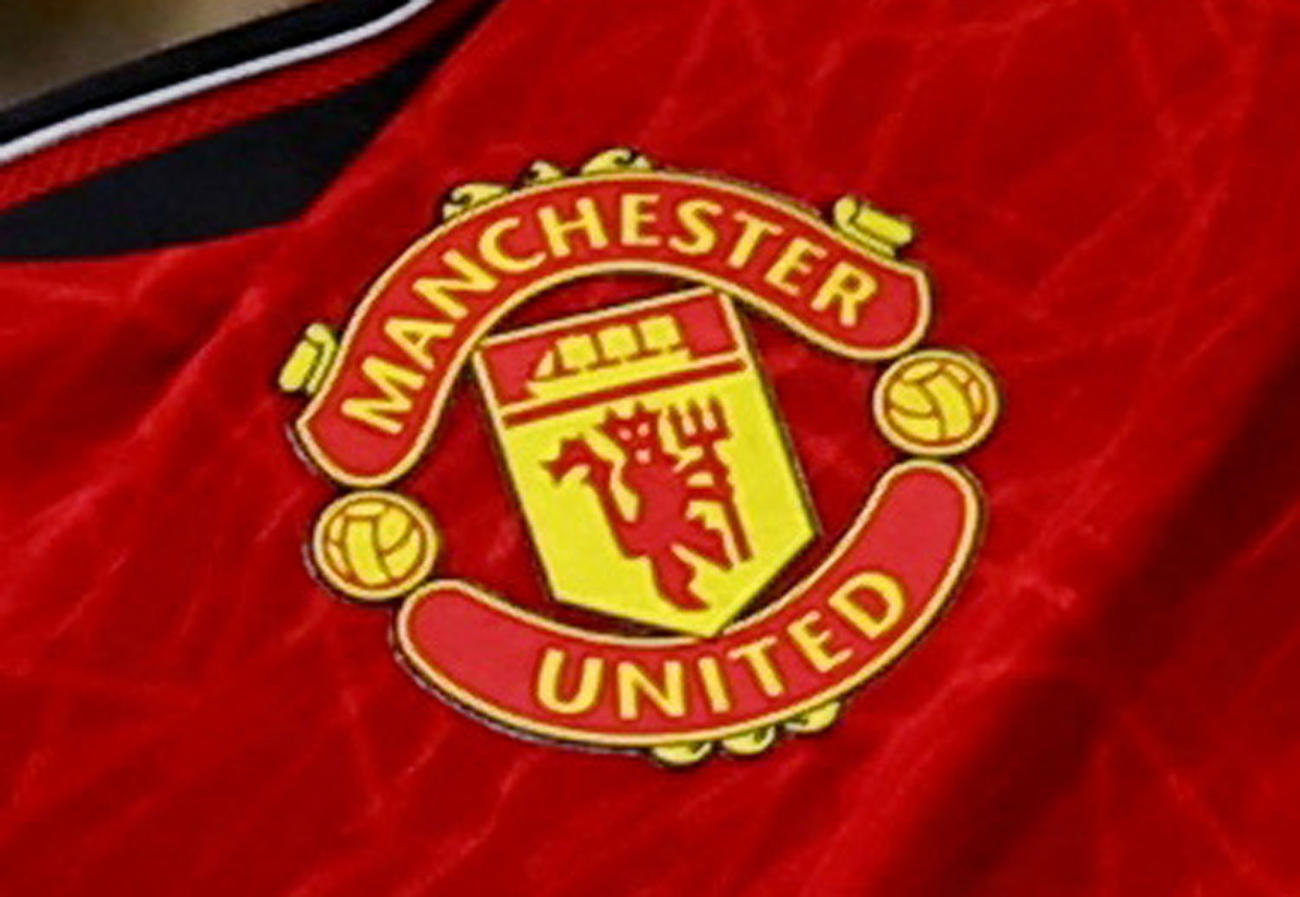 マンチェスター・ユナイテッドのロゴ（ロイター）