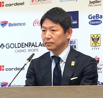 シントトロイデン立石CEO（2018年1月撮影）