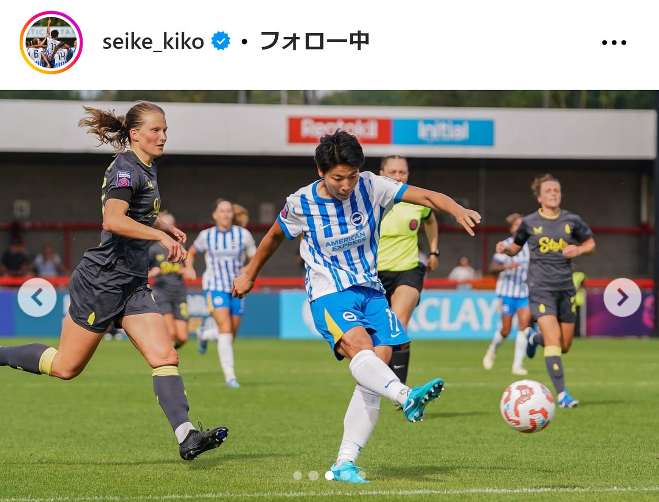 清家貴子のインスタグラムから