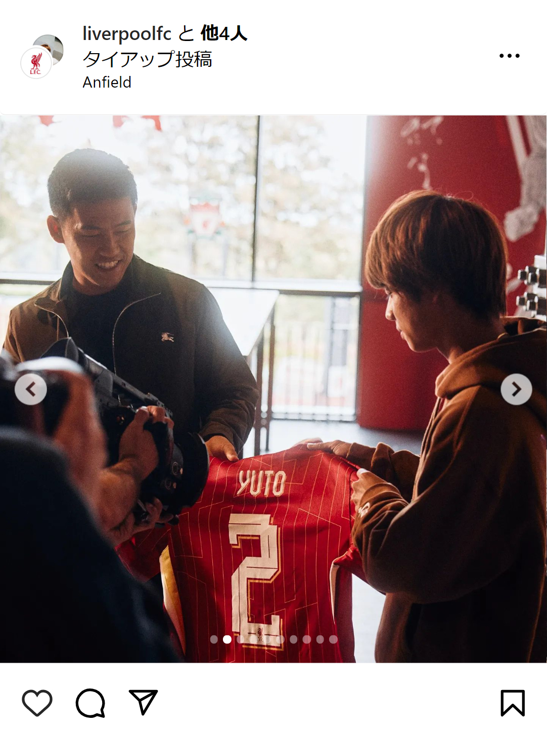 堀米雄斗のインスタグラムから