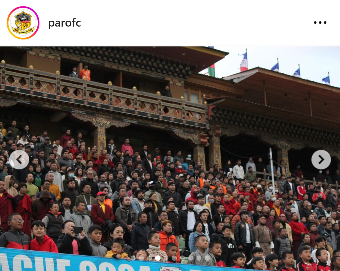 パロFCの公式インスタグラムから
