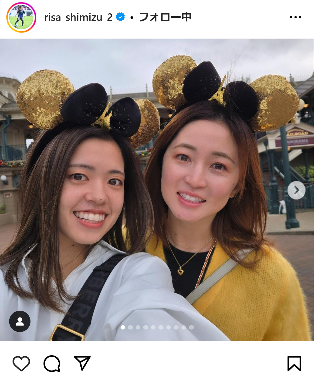 清水梨紗のインスタグラムから