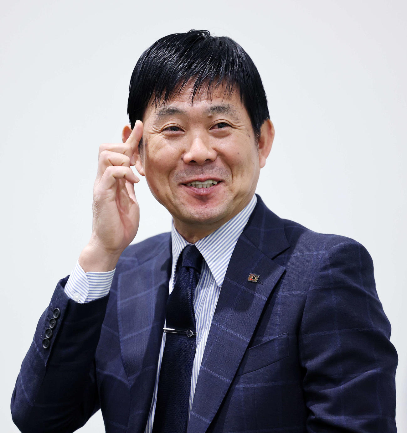 サッカー日本代表森保監督（2024年12月撮影）