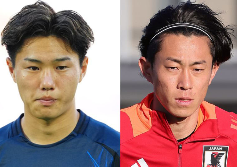 左から三戸舜介と毎熊晟矢