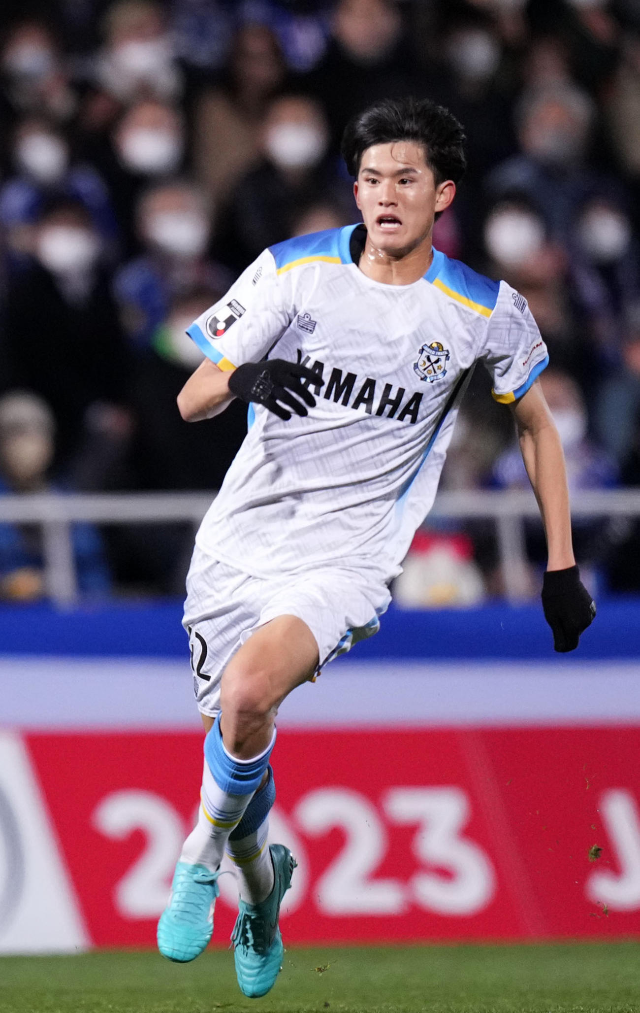 Jリーグ磐田時代の後藤（23年3月8日撮影）