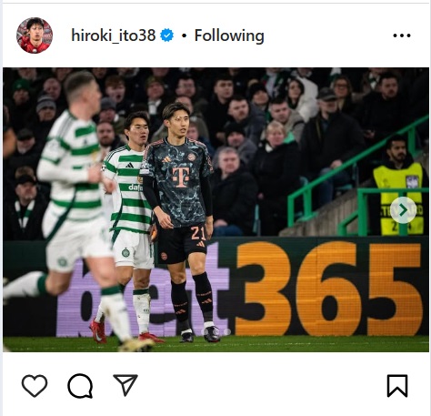 伊藤洋輝のインスタグラムから