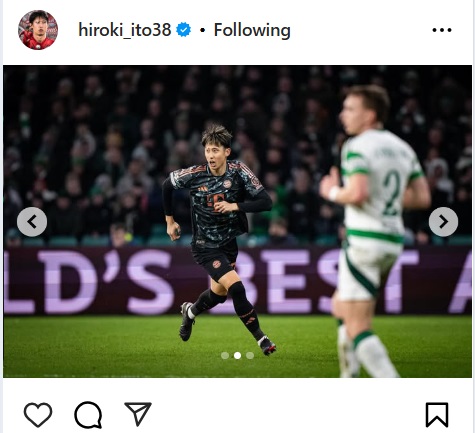 伊藤洋輝のインスタグラムから