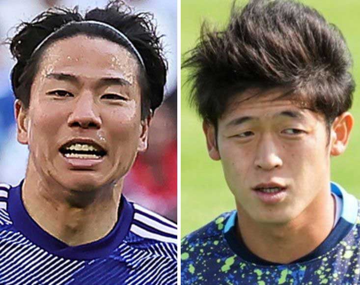 左から浅野拓磨と大橋祐紀