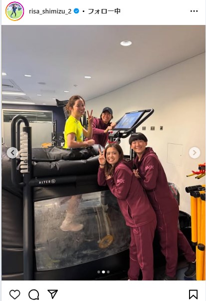 清水梨紗のインスタグラムから