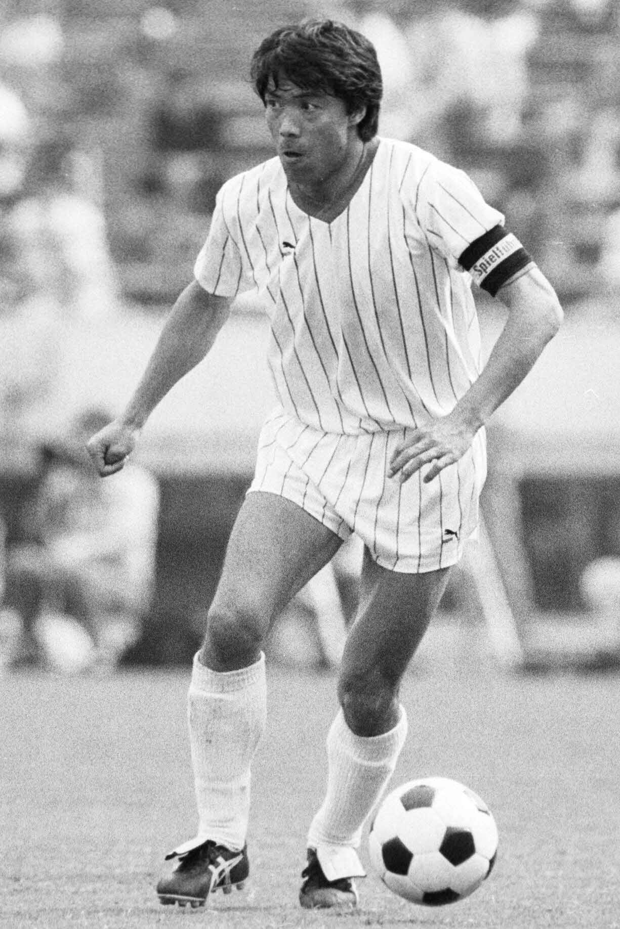 86年5月、ブレーメン時代の奥寺氏
