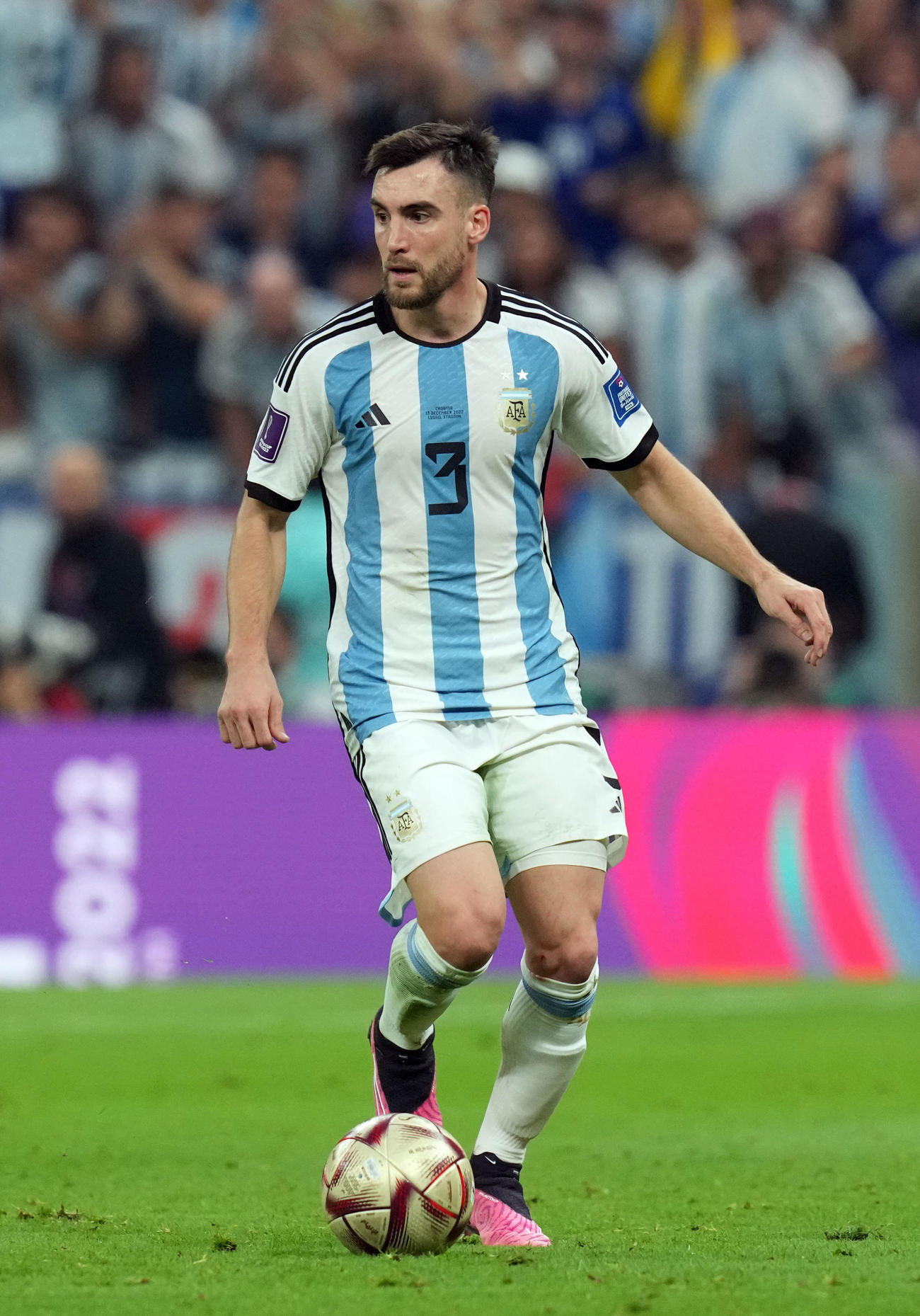 アルゼンチン代表DFニコラス・タグリアフィコ（2022年12月撮影）
