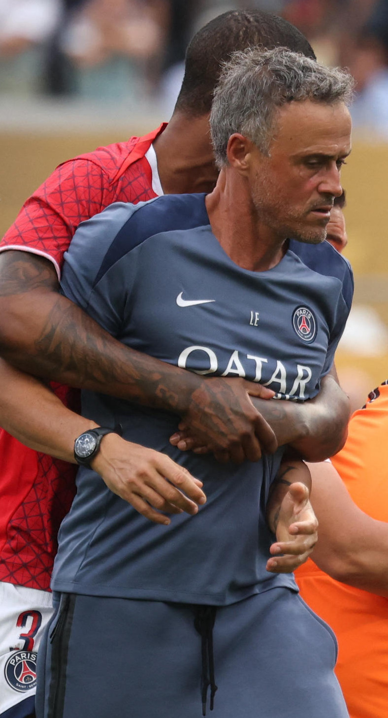 パリSGのルイス・エンリケ監督（ロイター）