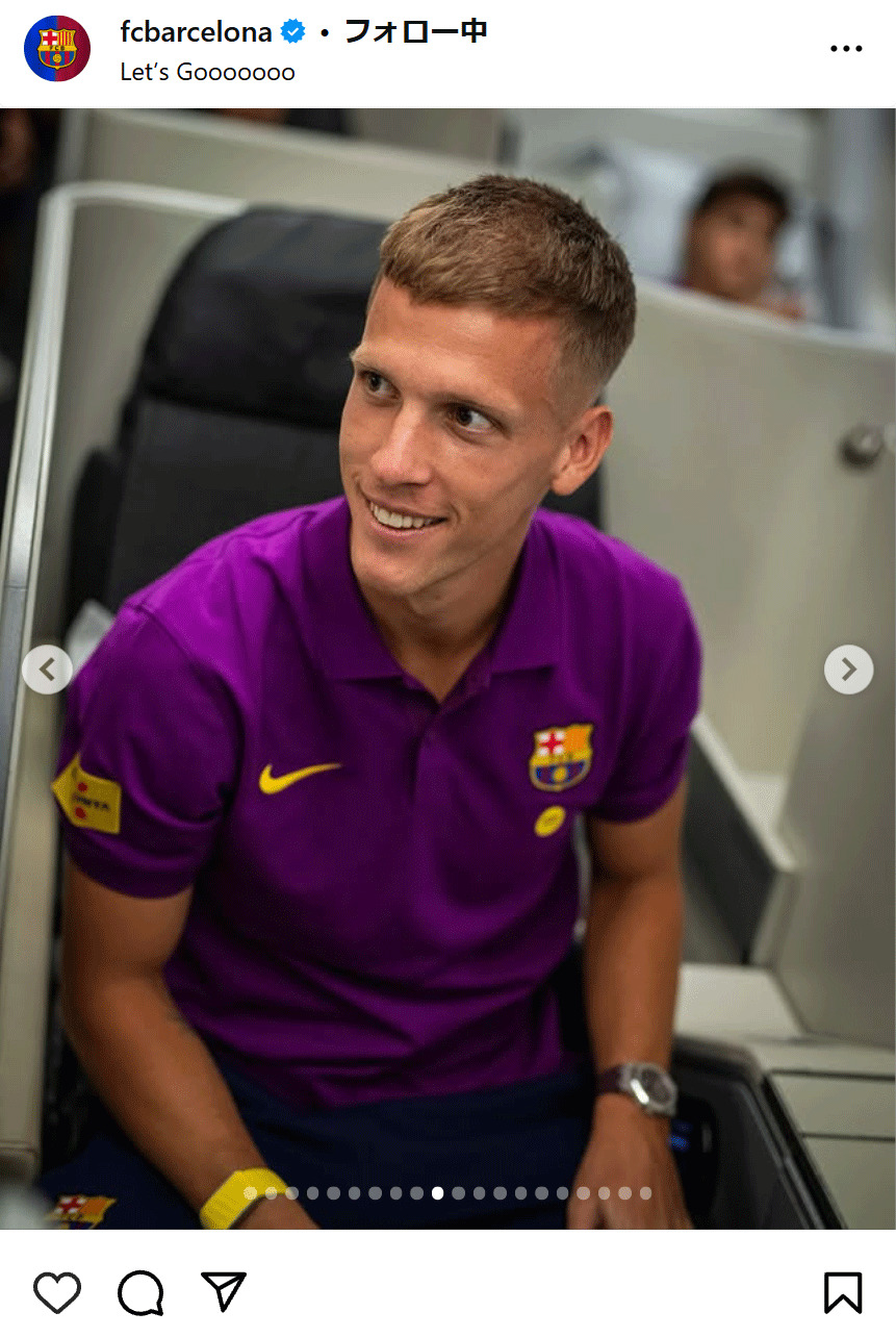 バルセロナの公式インスタグラムから