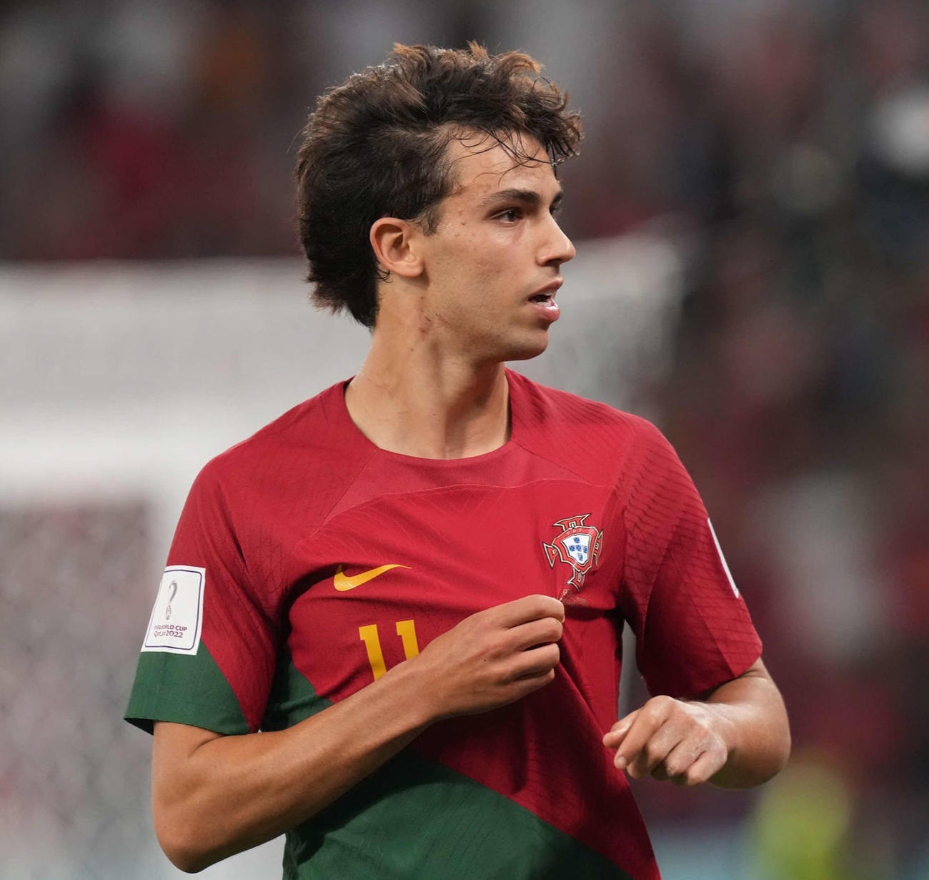 2022年11月、W杯カタール大会1次リーグH組ガーナ戦の後半、ゴールを決めたポルトガル代表ジョアン・フェリックス