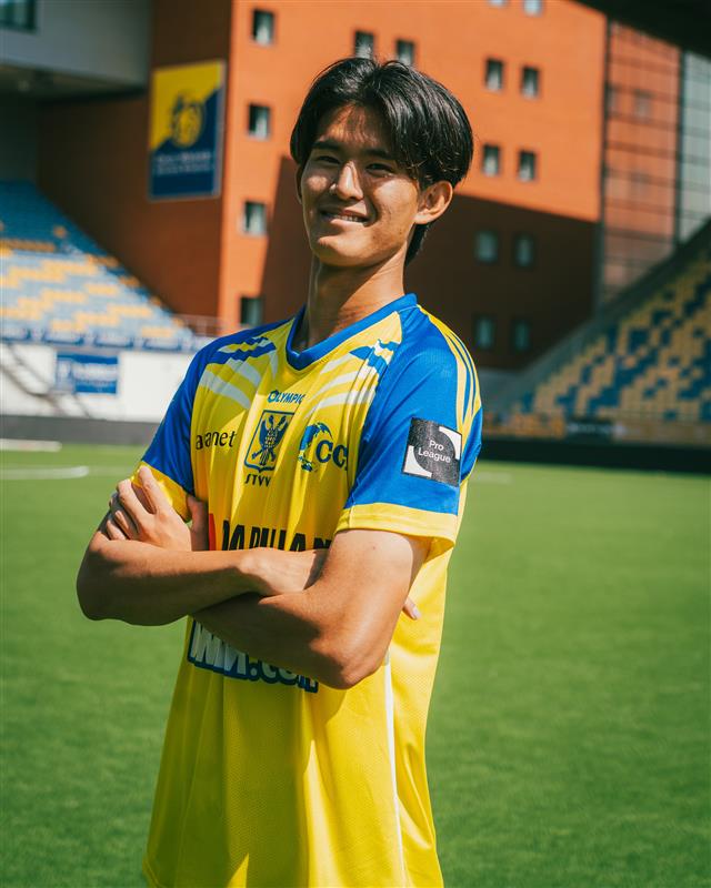 ベルギー1部のシントトロイデンに期限付き移籍したU－20日本代表FW後藤啓介（C）STVV