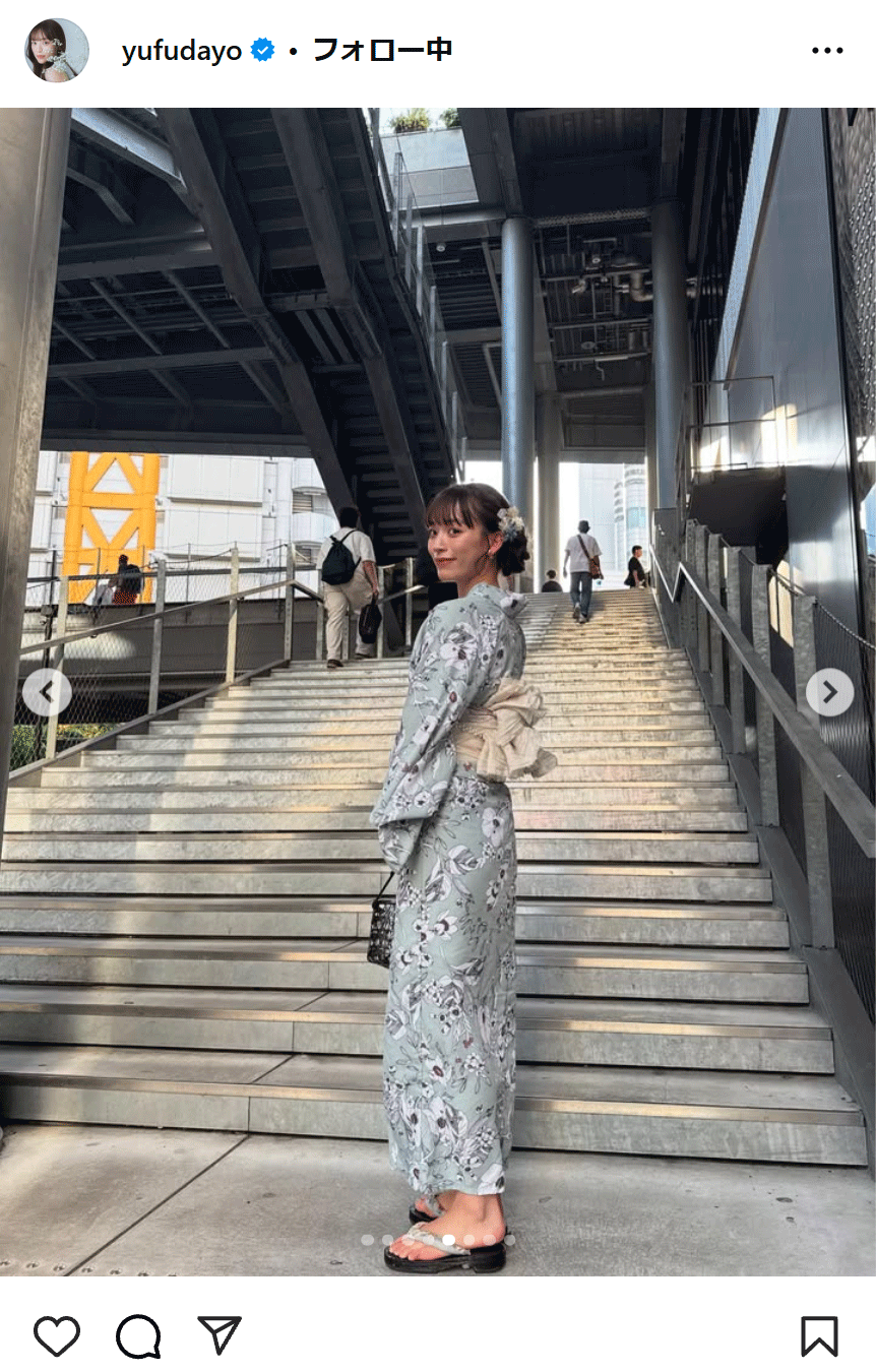 由布菜月のインスタグラムから