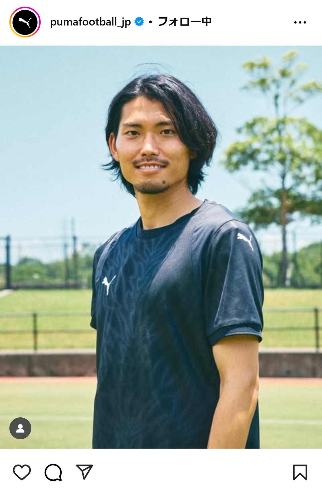 プーマ公式インスタグラムから