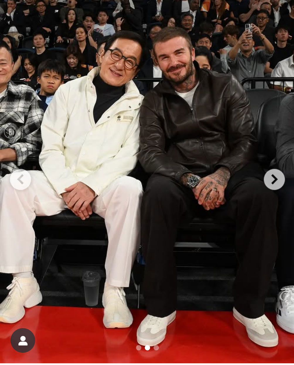 ベッカム氏のインスタグラムから