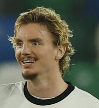 試合後に喜びを爆発するドイツFWウォルトメイド（ロイター）