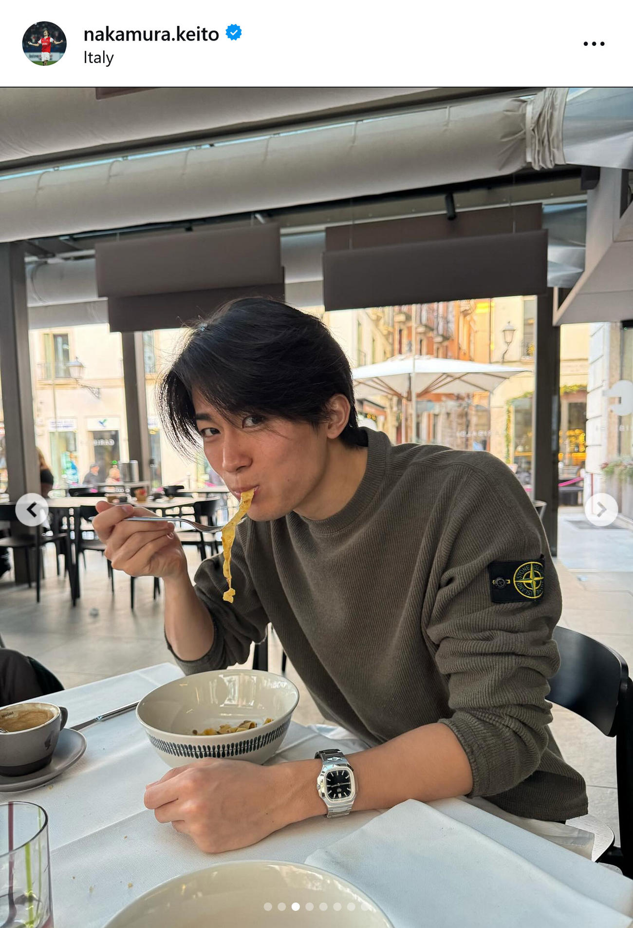 中村敬斗のインスタグラムから