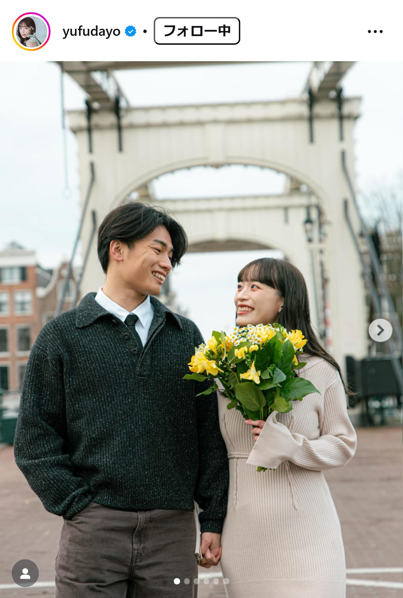 由布菜月のインスタグラムから