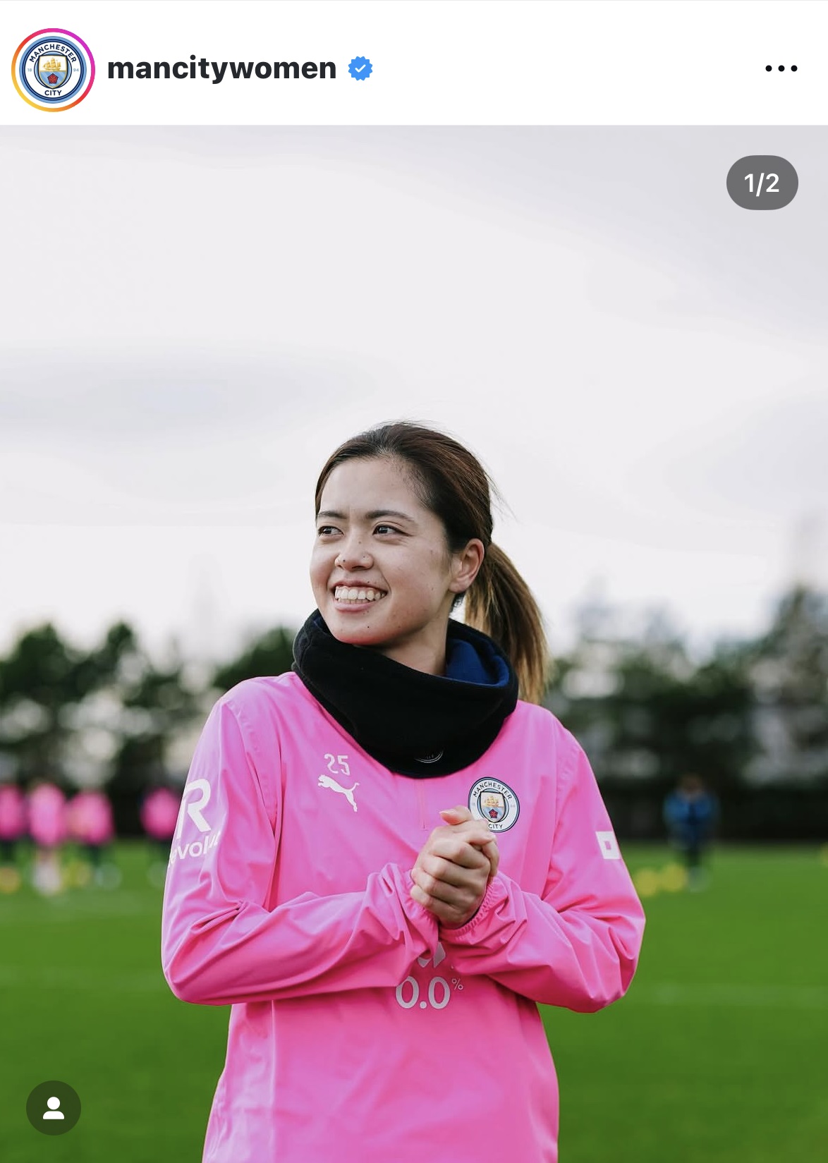 マンチェスター・シティー女子のインスタグラムから