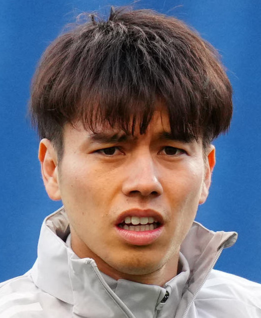 田中碧（2025年3月撮影）