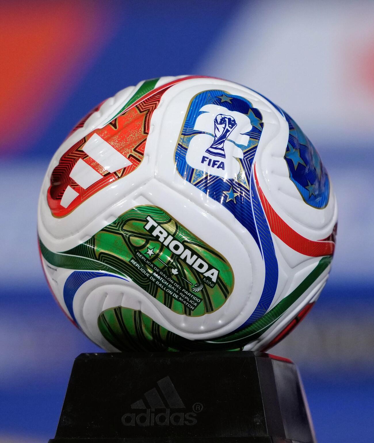 W杯北中米大会のマスコットボール（2026年5月15日）