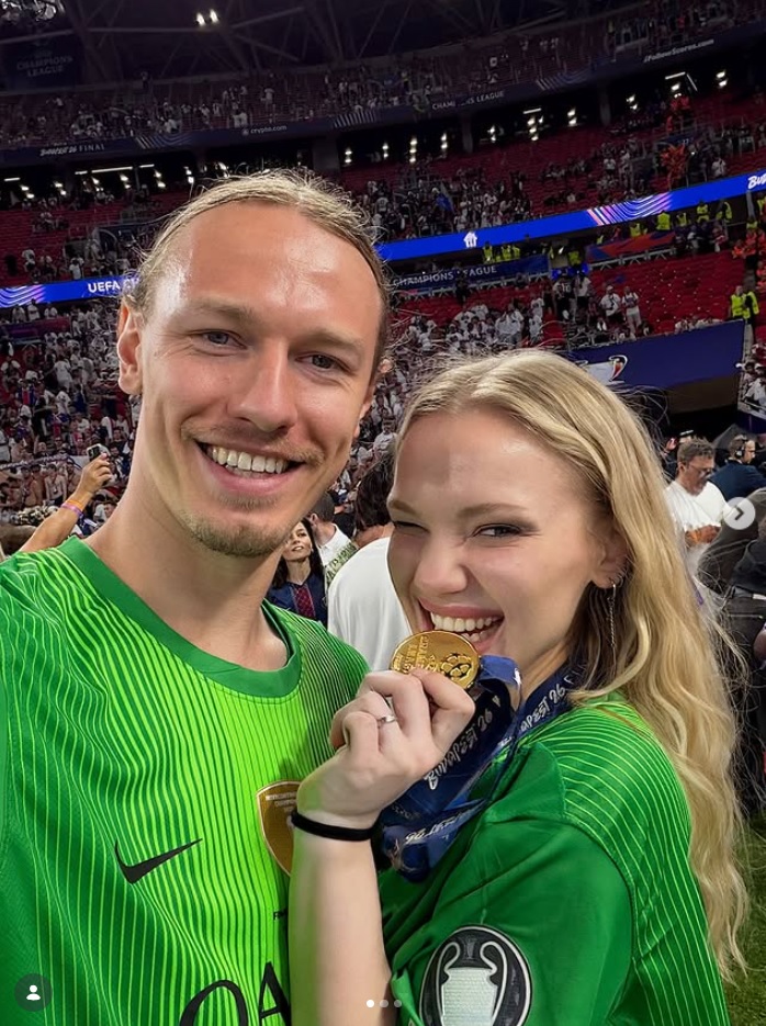 サフォノフの妻マリーナ・コンドラチュク夫人のインスタグラムから