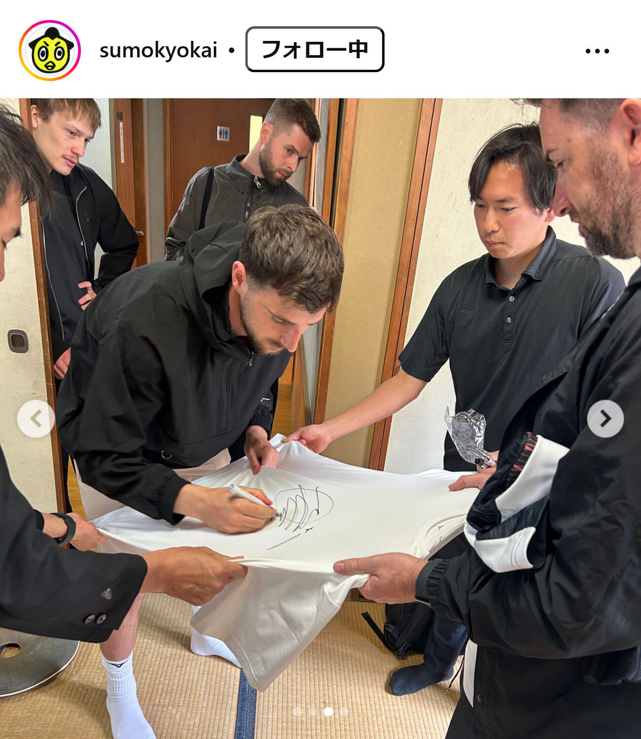 日本相撲協会のインスタグラムから