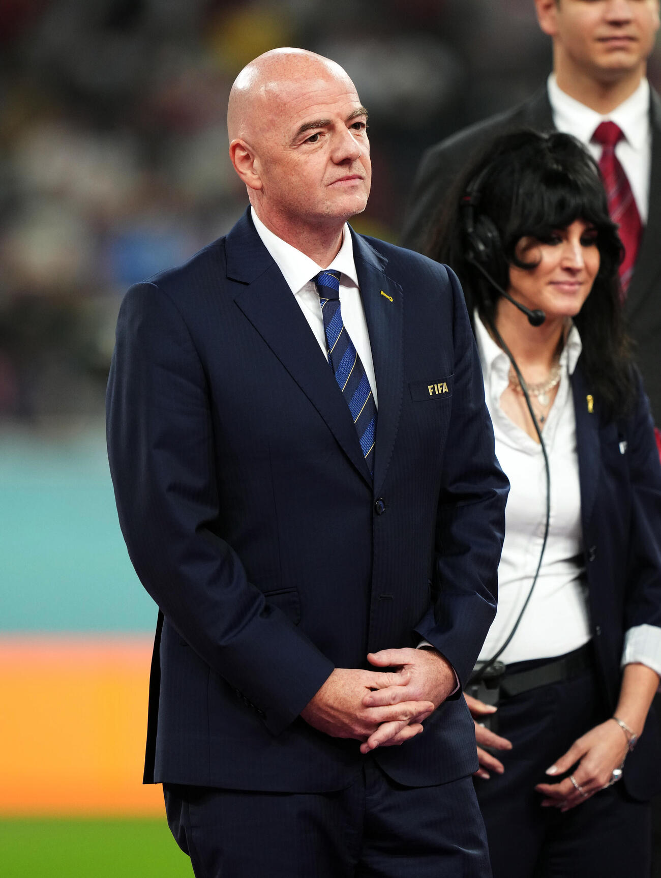 FIFAインファンティノ会長（2022年12月17日撮影）