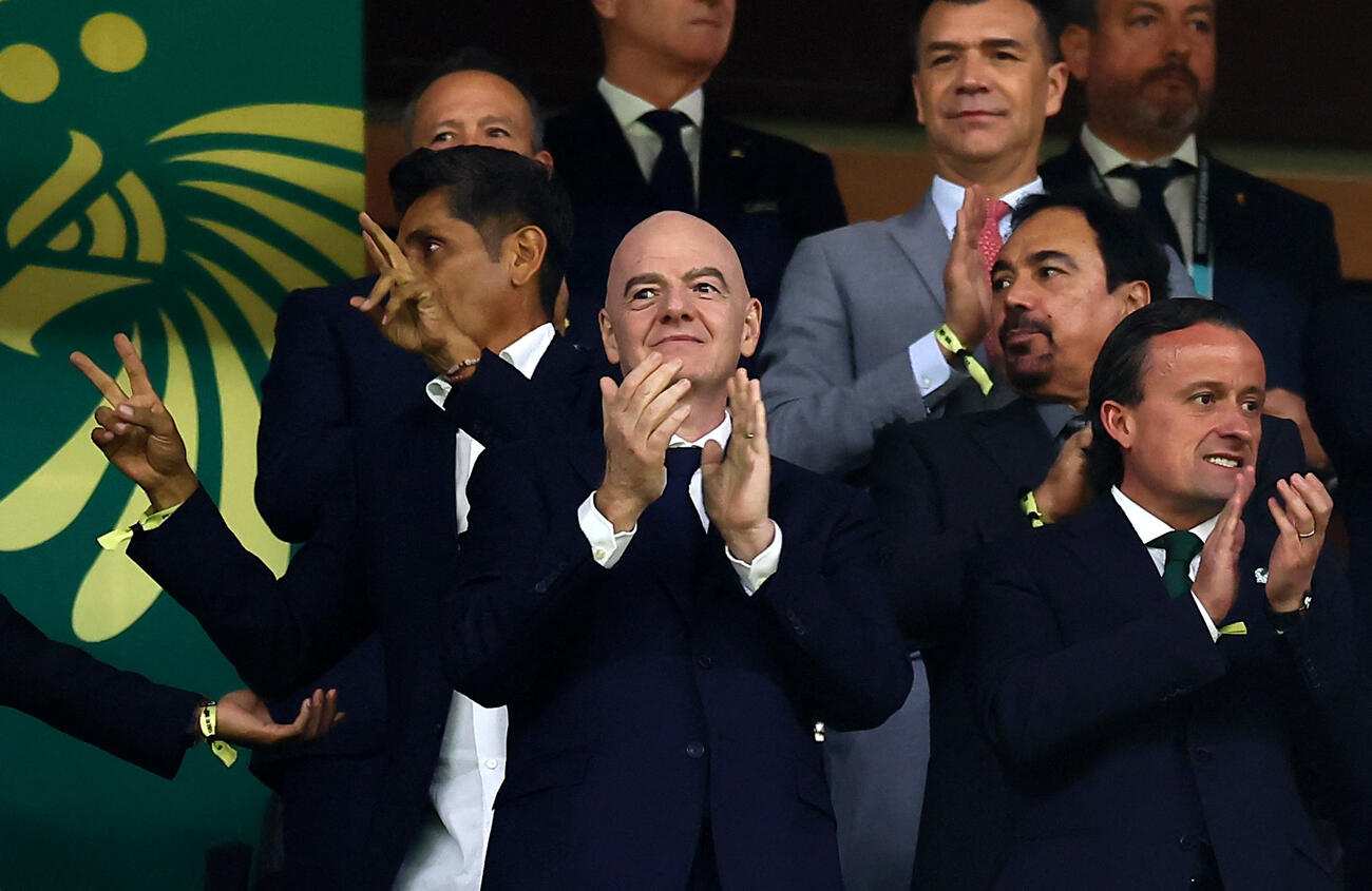 FIFAのインファンティノ会長（ロイター）＝2026年6月30日撮影