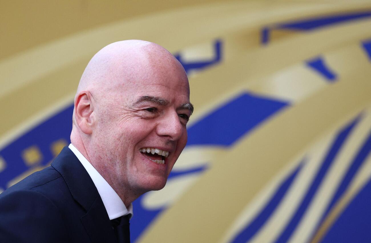 FIFAのインファンティノ会長（ロイター）