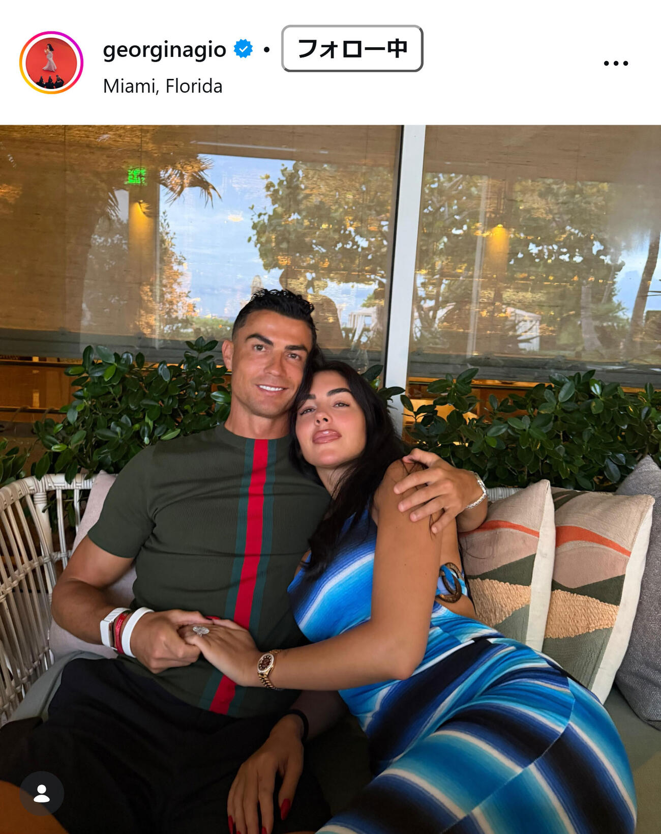 ジョルジーナ・ロドリゲスさんのインスタグラムから