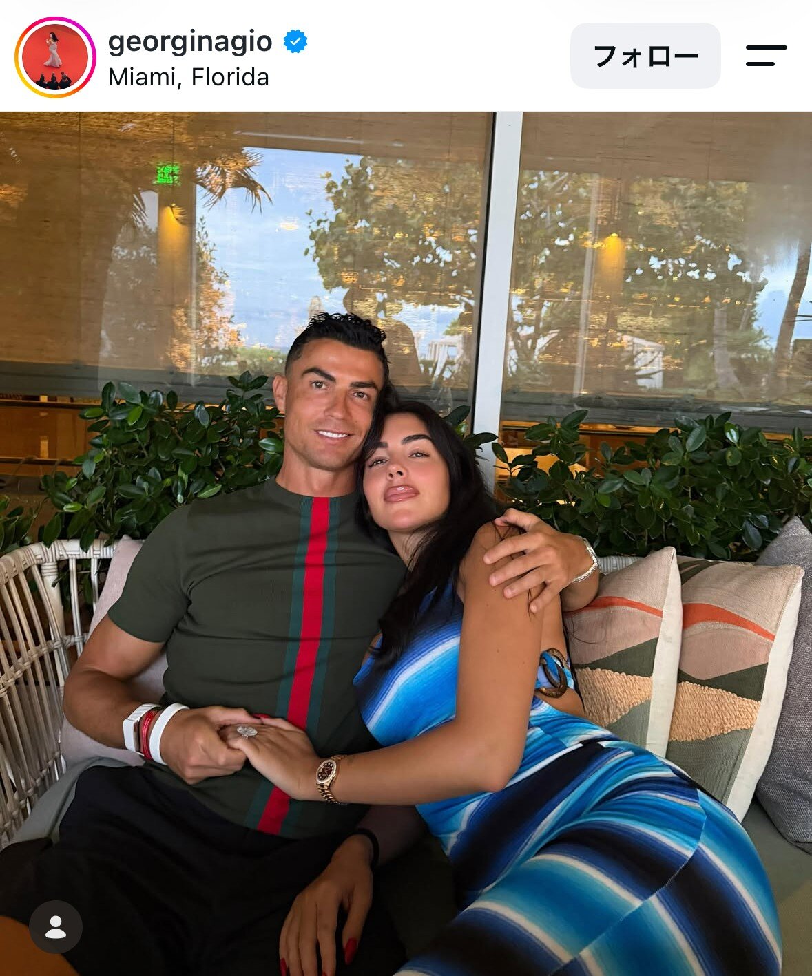 ジョルジーナ・ロドリゲスさんのインスタグラムから