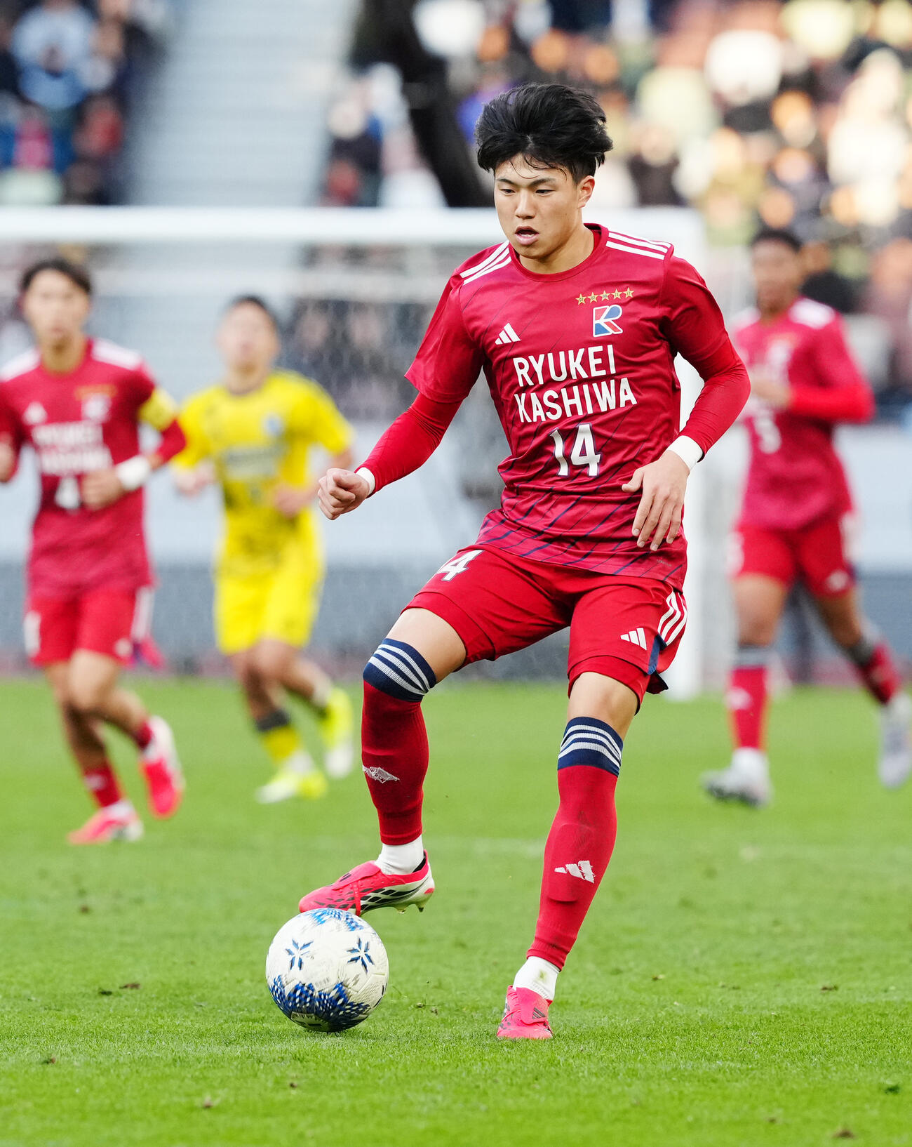 流通経大柏の古川蒼真(2026年1月撮影)