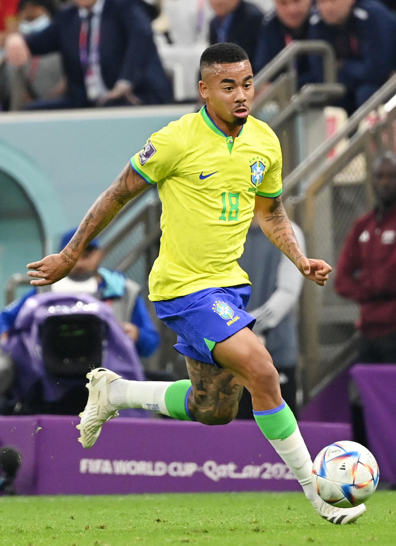 ブラジル代表ガブリエウ・ジェズス（2022年撮影）
