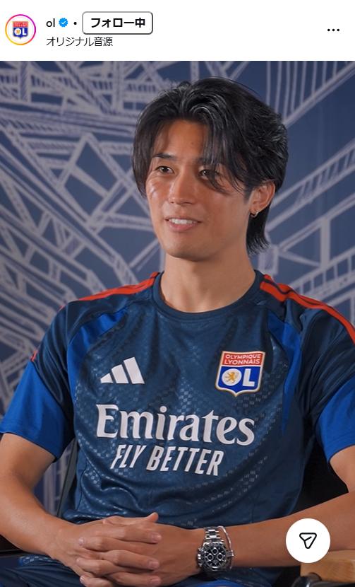 リヨンのインスタグラムから