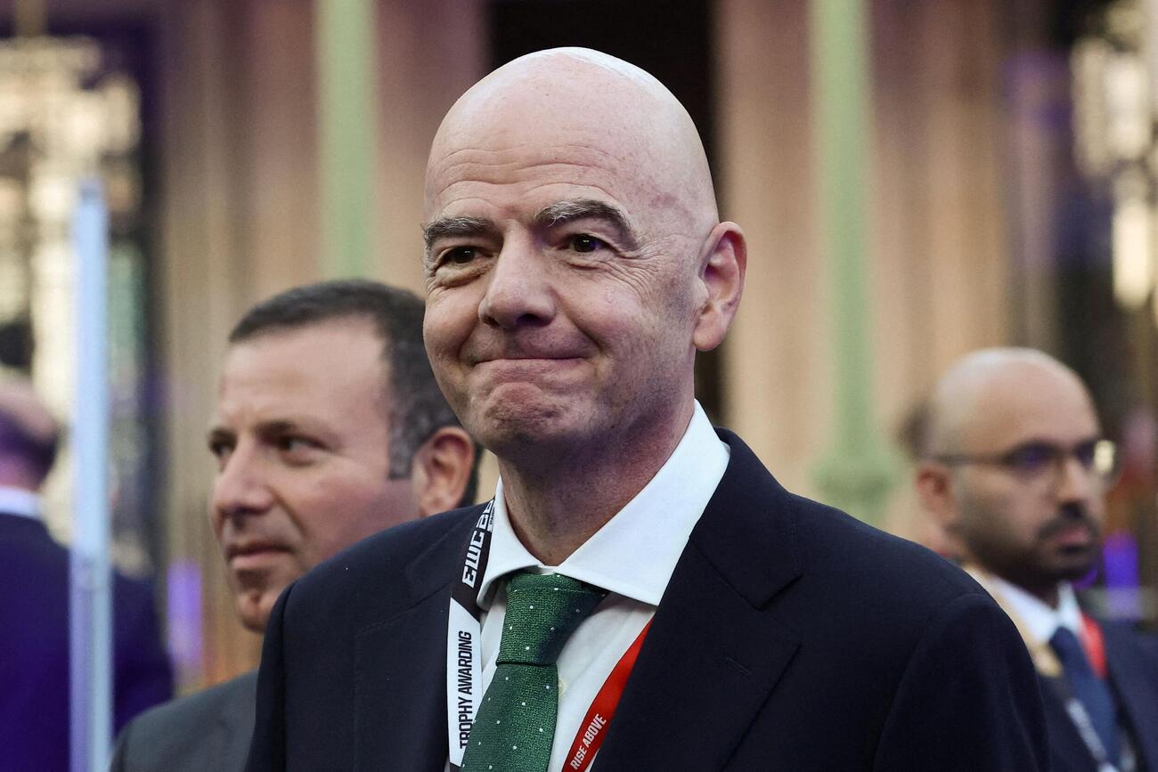 FIFAのインファンティノ会長＝26年8月23日（ロイター）