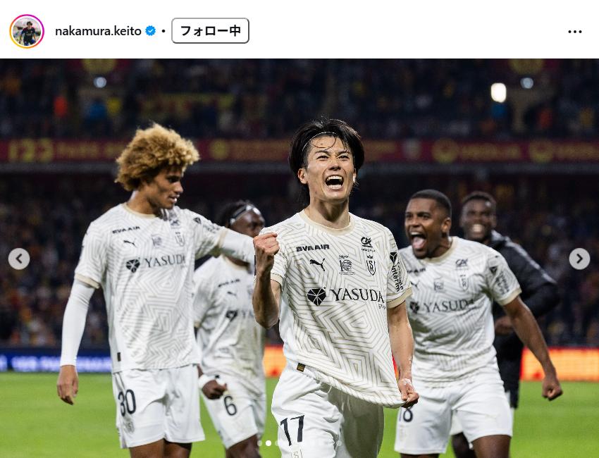中村敬斗のインスタグラムから