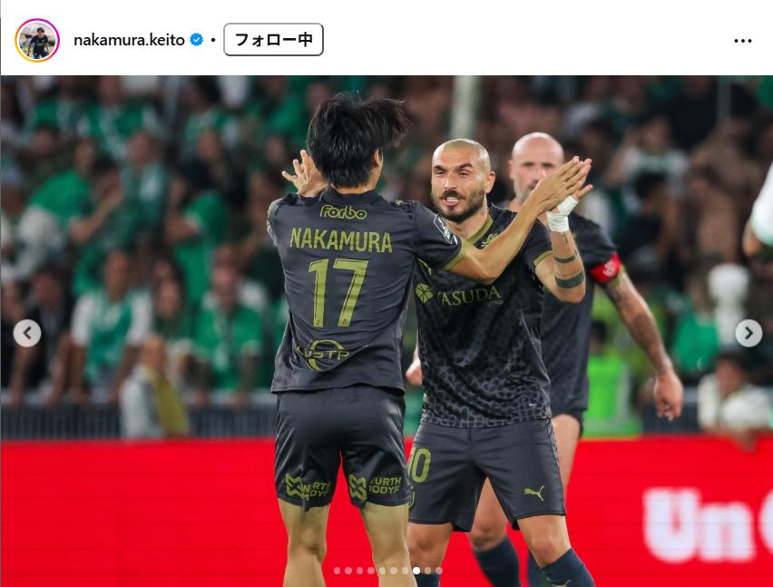 中村敬斗のインスタグラムから
