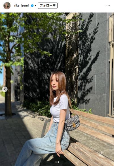泉里香のインスタグラムから