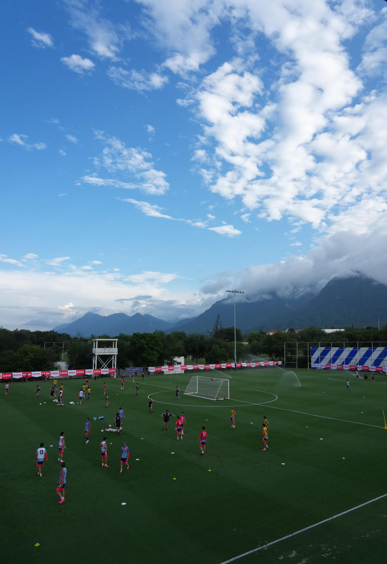 サッカー日本代表W杯北中米大会事前合宿　日本代表が練習を行ったモンテレイの練習場（撮影・足立雅史）