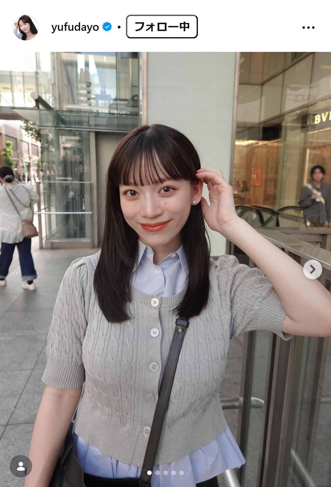 由布菜月のインスタグラムから