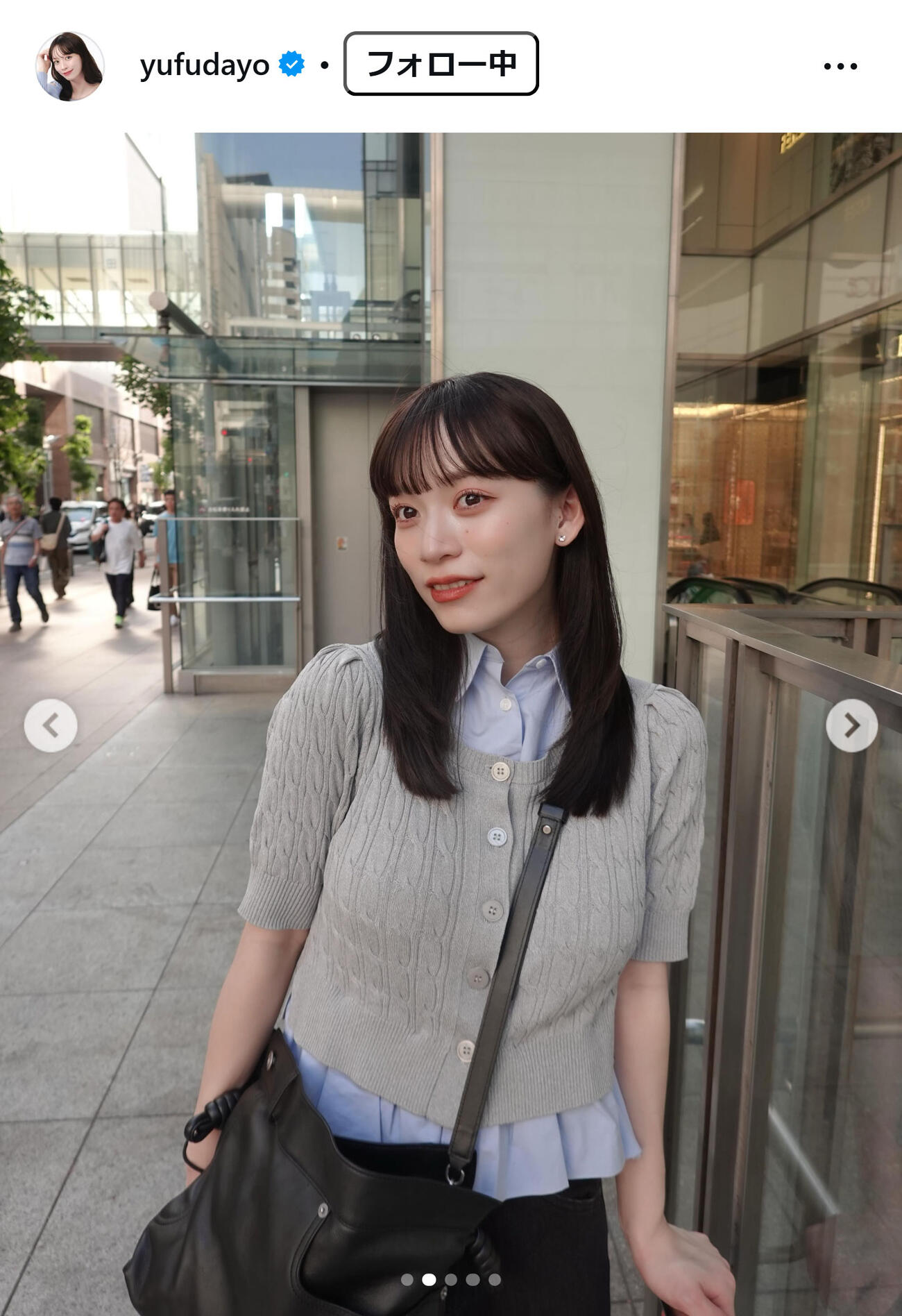 由布菜月のインスタグラムから