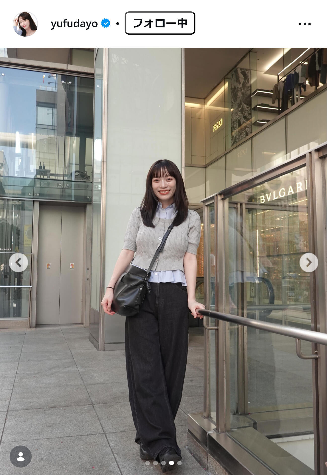 由布菜月のインスタグラムから