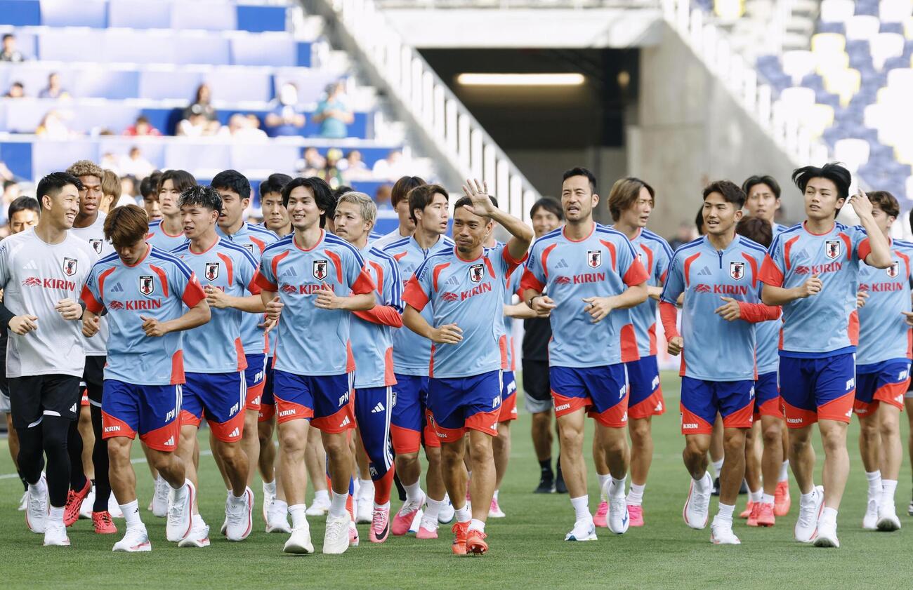 サッカーW杯北中米3カ国大会のベースキャンプ地、米ナッシュビルに到着し調整する日本代表（共同）
