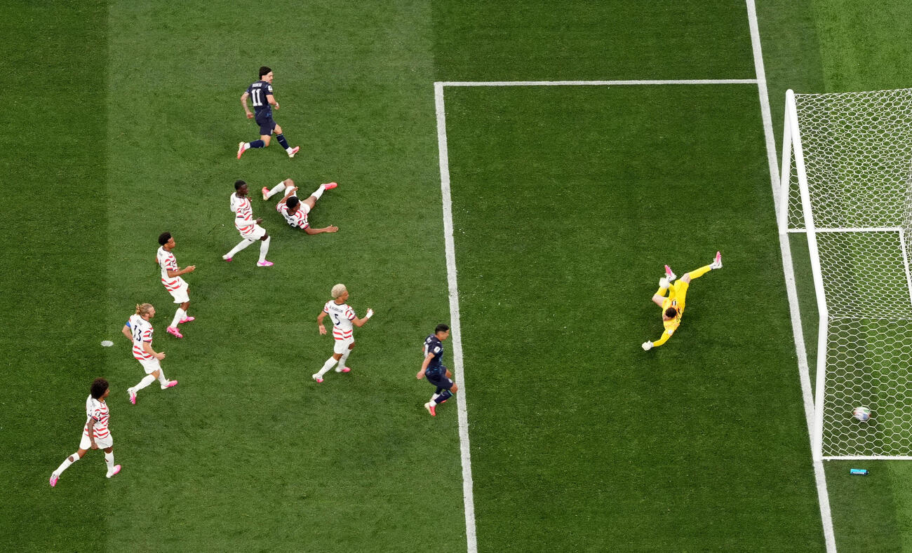 Soccer Football－FIFA World Cup 2026－Group D－United States v Paraguay－Los Angeles Stadium, Inglewood, California, U.S.－June 12, 2026 Paraguay's Mauricio scores their first goal REUTERS／Matthew Childs