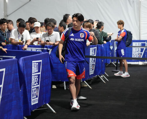 日本代表】オランダ熟知のFW上田綺世「自信持ってぶつけるために